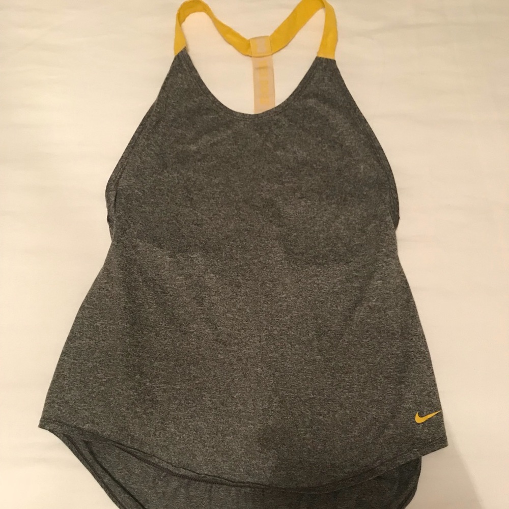 Nike grey racerback tank